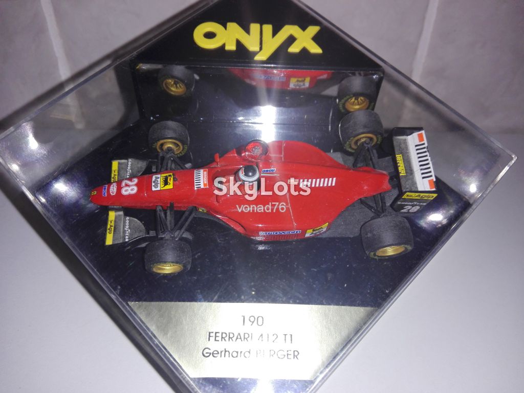 1/43 FERRARI 412 T1 Gerhard Berger. ONYX. - фото фото фото 2