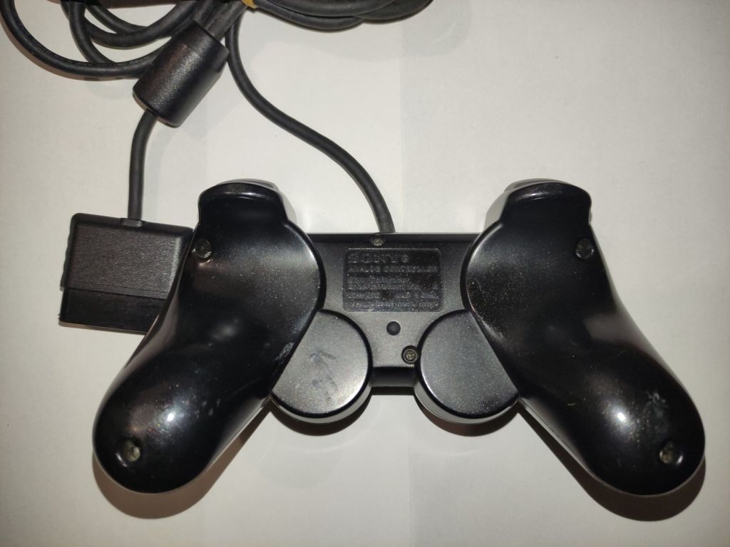 PlayStation 2 джойстик Dual Shock 2 контролер оригінальний чорний PS2 перевірений - фото фото фото 1