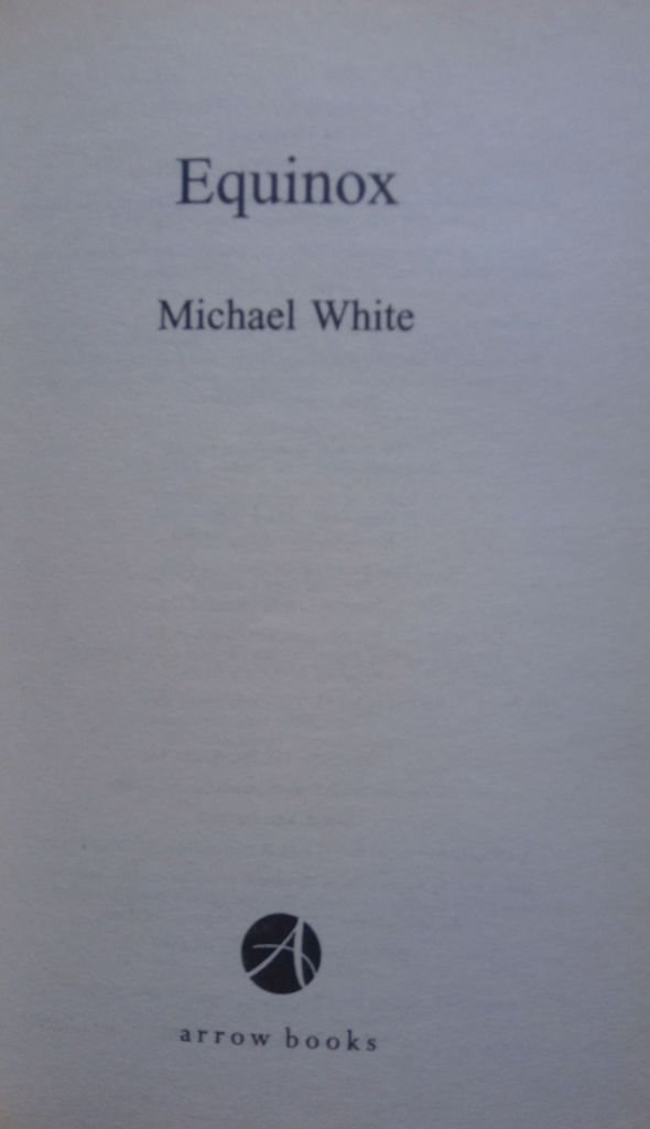Equinox Michael White English на Английском книга - фото фото фото 1