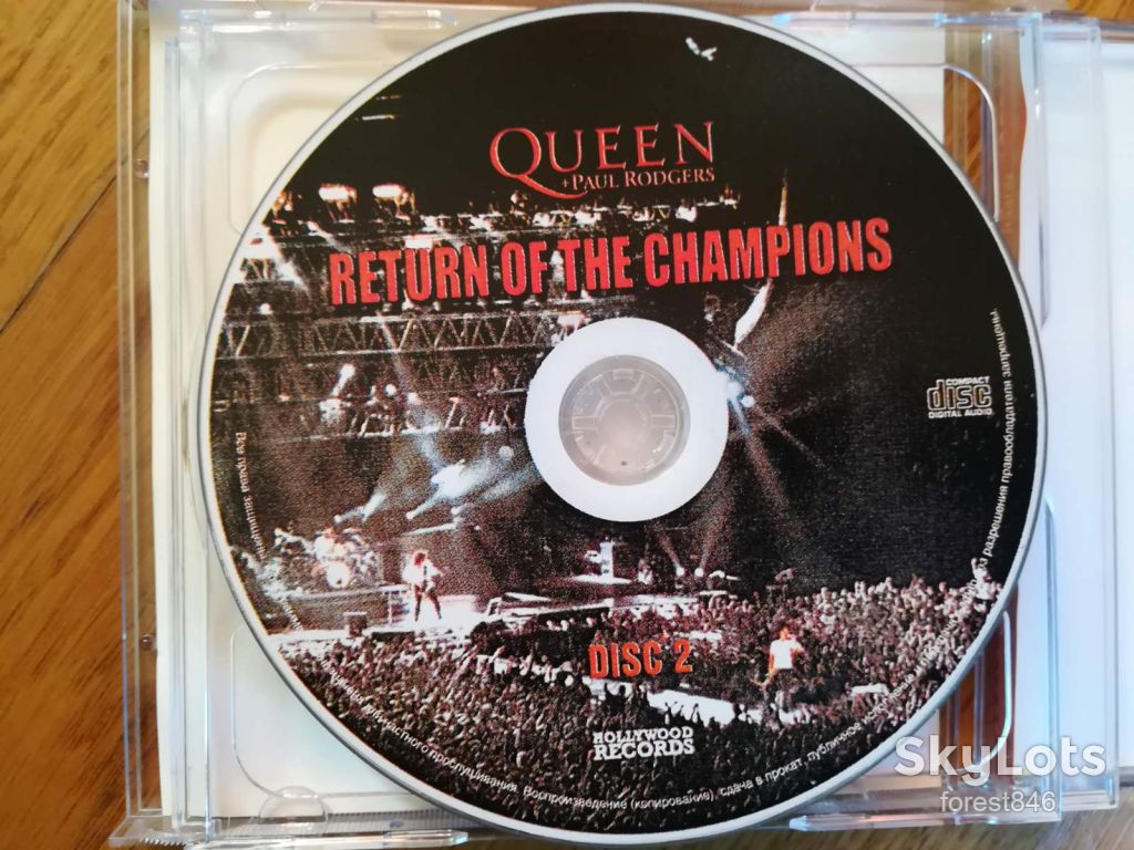 Queen+Paul Rodgers-Return of the champions-2 части-состояние: 5 - фото фото фото 4