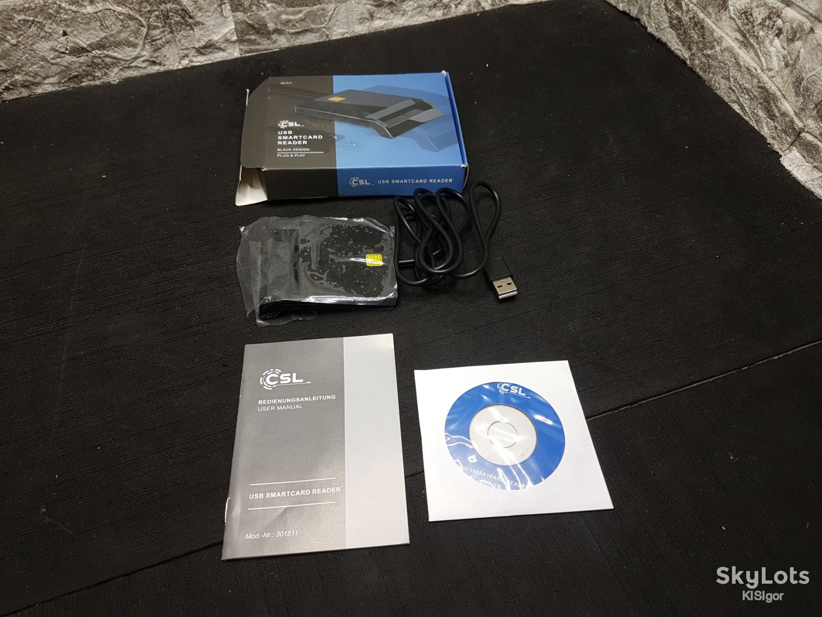 USB Smart Card Reader   (зчитувач смарт-карт і чіп-карток) від бренду CSL *81235 - фото фото фото 4