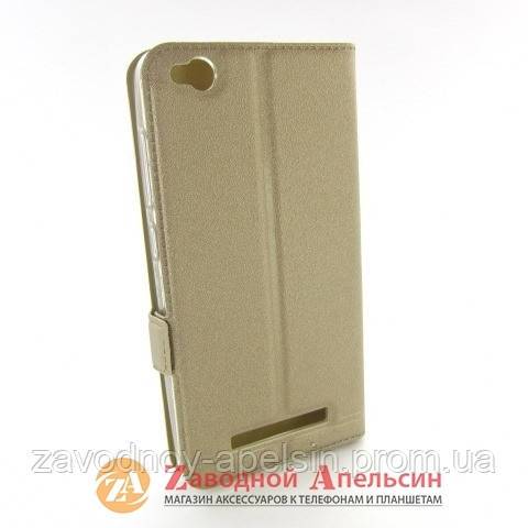 Чехол книжка Xiaomi Redmi 3 4A Smart Case (золотой) - фото фото фото 1