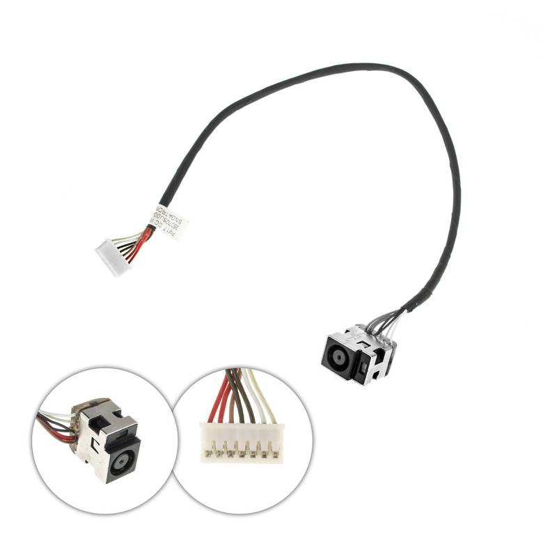 Разъем питания PJ953 (HP CQ72, G72) с кабелем - фото фото фото 0