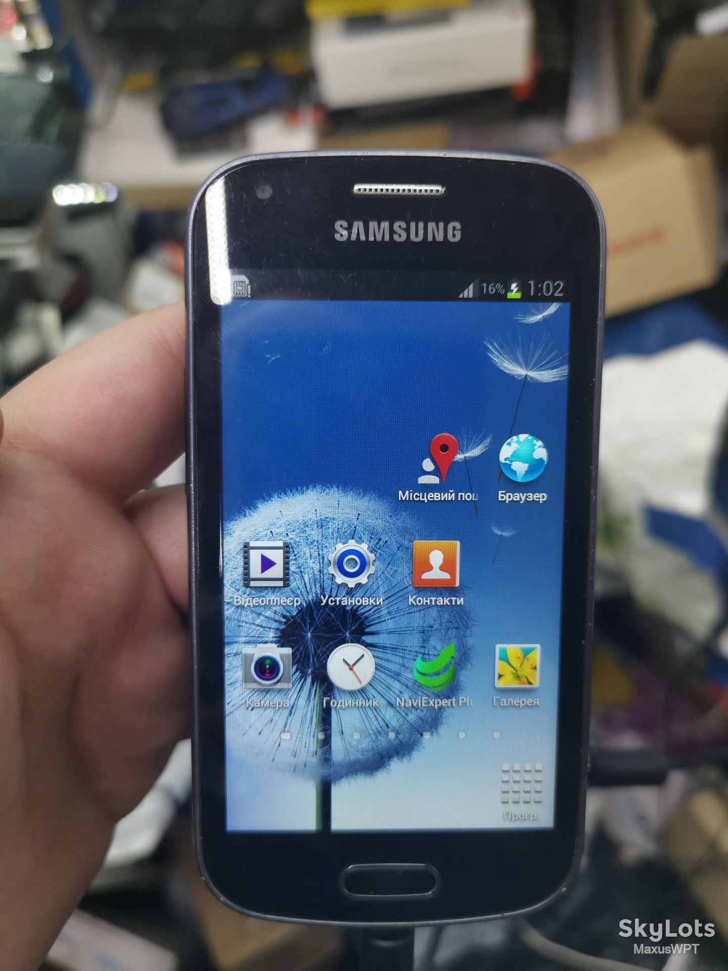#960 Sklad samsung trend 7560 dark blue - фото фото фото 0