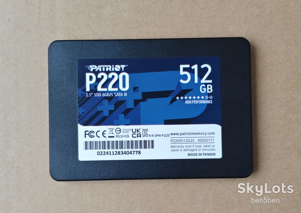 SSD 512GB Patriot P220 2.5" SATA III - фото фото фото 0