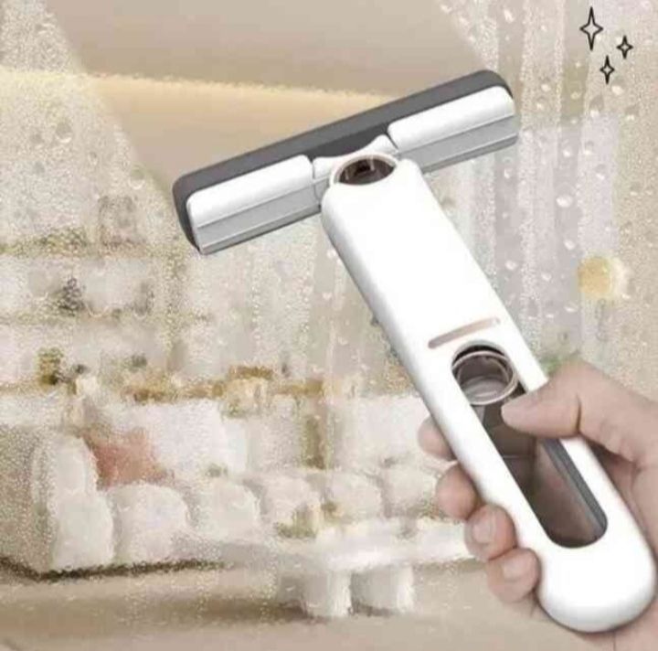 Портативна мінішвабра з відтискачем MINI MOP для швидкого прибирання та миття вікон. - фото фото фото 1