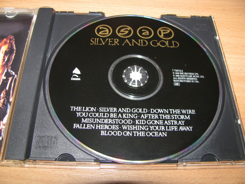 ASAP - Silver And Gold     (1989 Enigma 1st press,USA) Iron Maiden - фото фото фото 2
