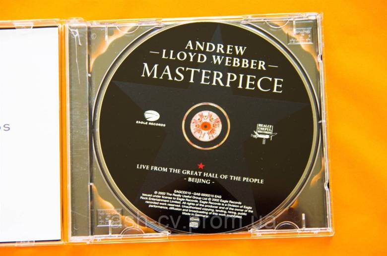Музичний диск CD. ANDREW LLOYD WEBBER - Masterpiece - фото фото фото 4