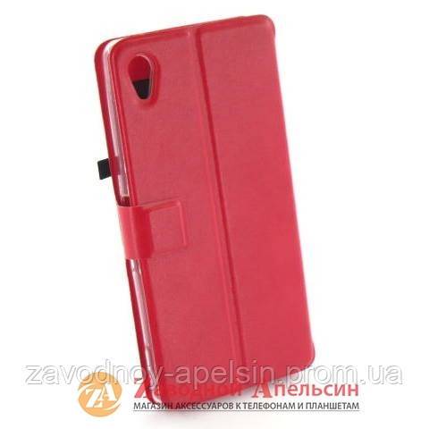 Чехол книга Sony Xperia M4 Smart Case red - фото фото фото 1