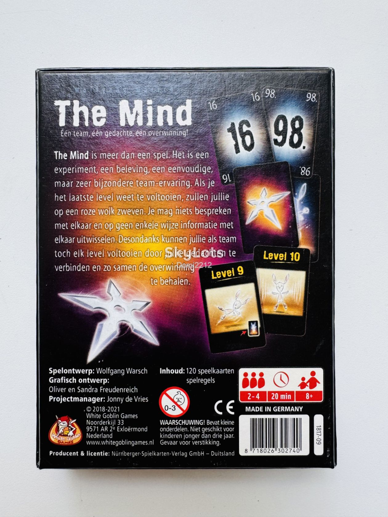 Настільна гра The mind  з Європи - фото фото фото 1