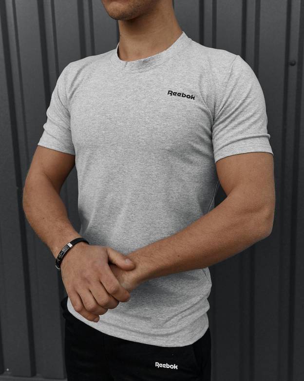 Футболка Reebok серая - фото фото фото 3
