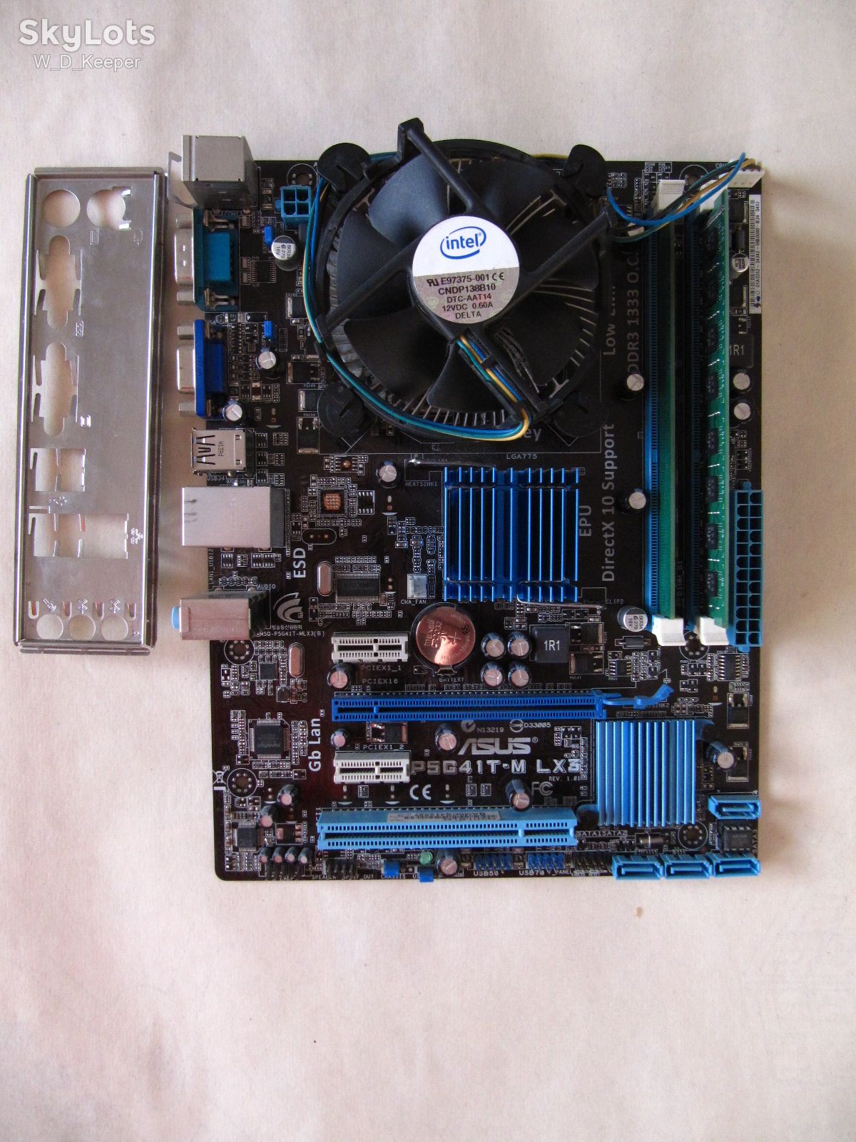 Комплект Asus P5G41T LX3 + Core2Duo E7200 + 4gb DDR3 + боксовий кулер - фото фото фото 0