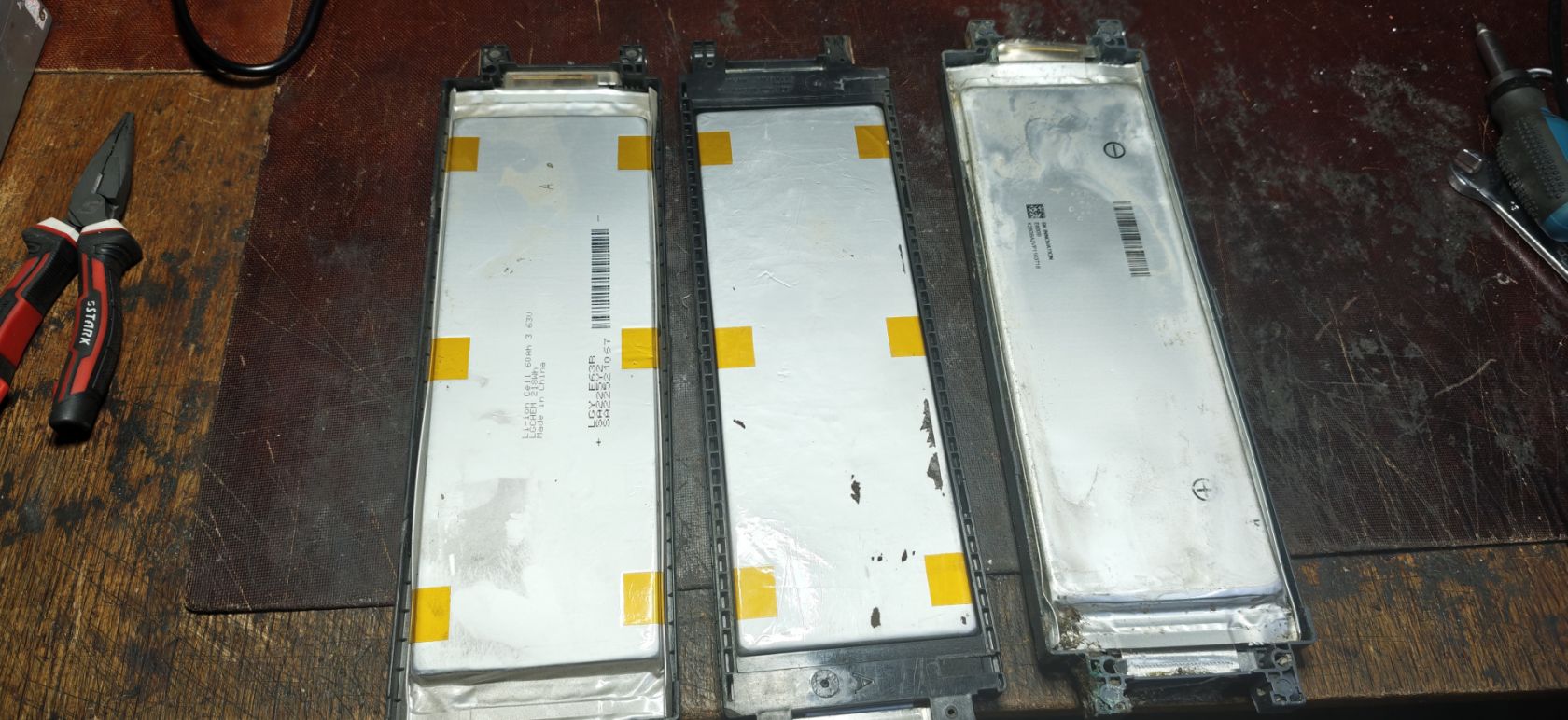3 Шт Акумлятори по 60Аг кожен  Li-ion можливість зібрати 3S - 12,6v - фото фото фото 4
