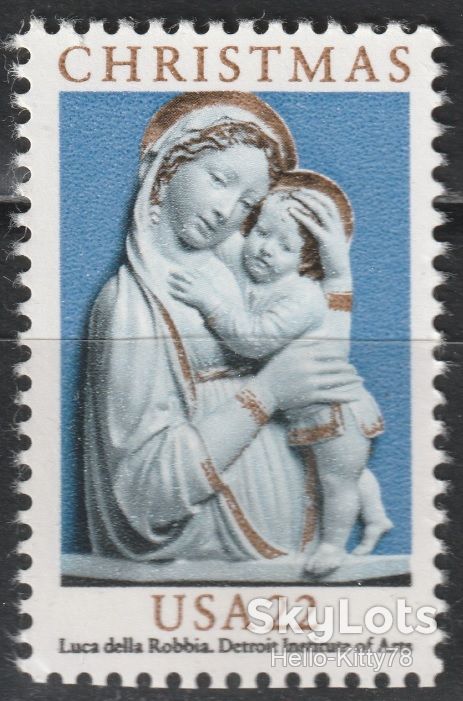 США 1985 Рождество искусство Лука делла Роббио Mi 1779 MNH - фото фото фото 0