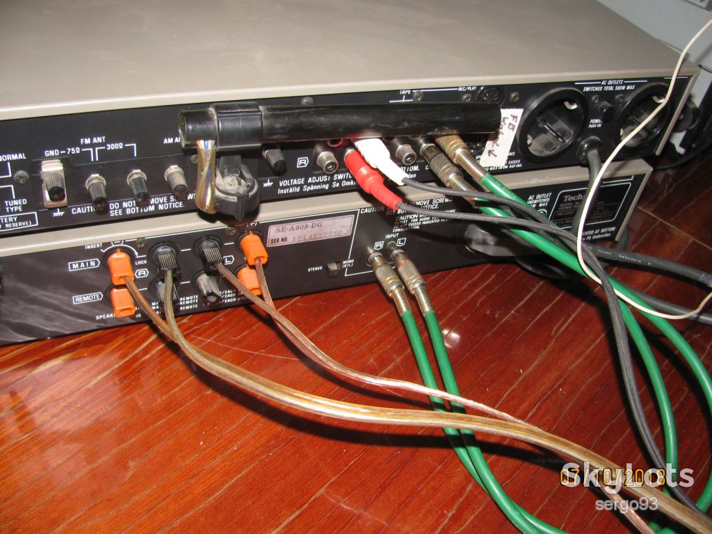 УСИЛИТЕЛЬ TECHNICS SE-A808+ST-K808   2-х блочный - фото фото фото 5