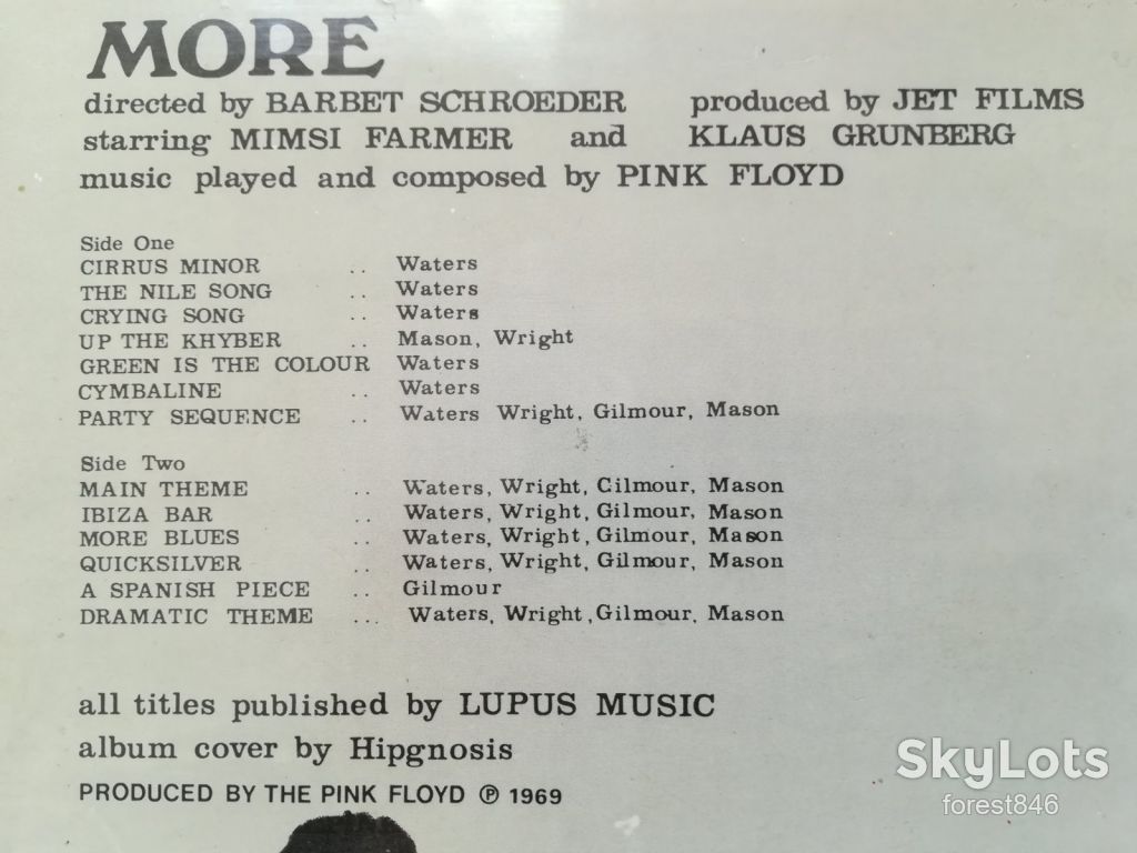 Pink Floyd-Soundtrack from the film More-NM, Греція - фото фото фото 2