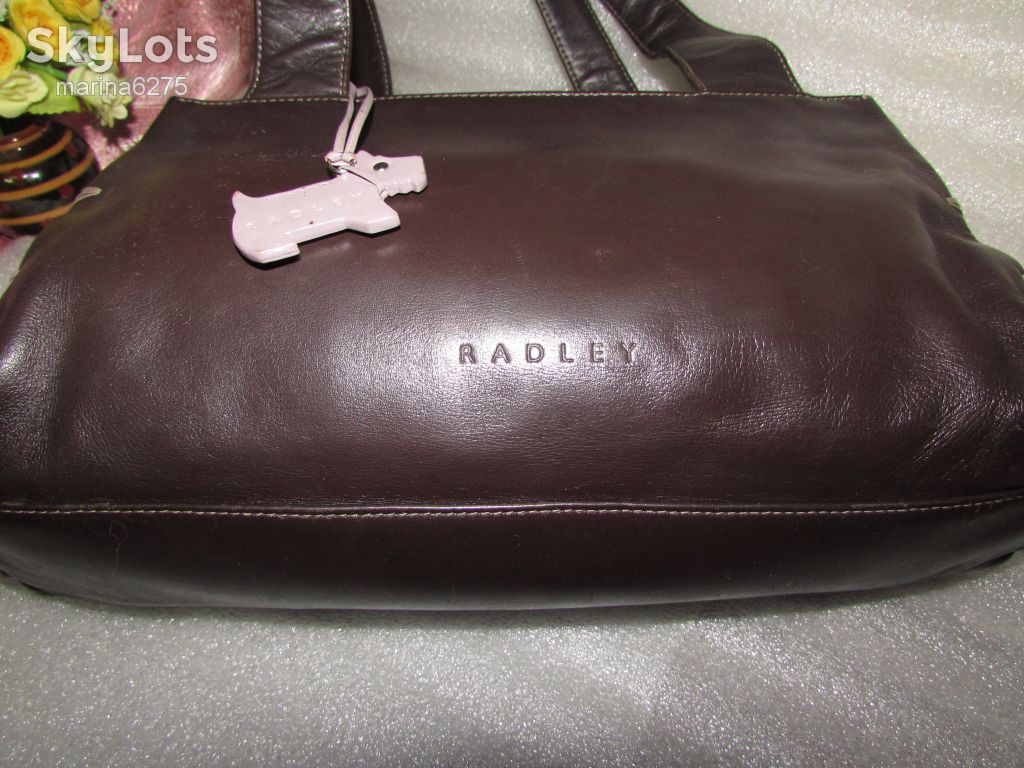 ПРАКТИЧНАЯ СУМКА 100% НАТУРАЛЬНАЯ КОЖА~RADLEY~ - фото фото фото 2