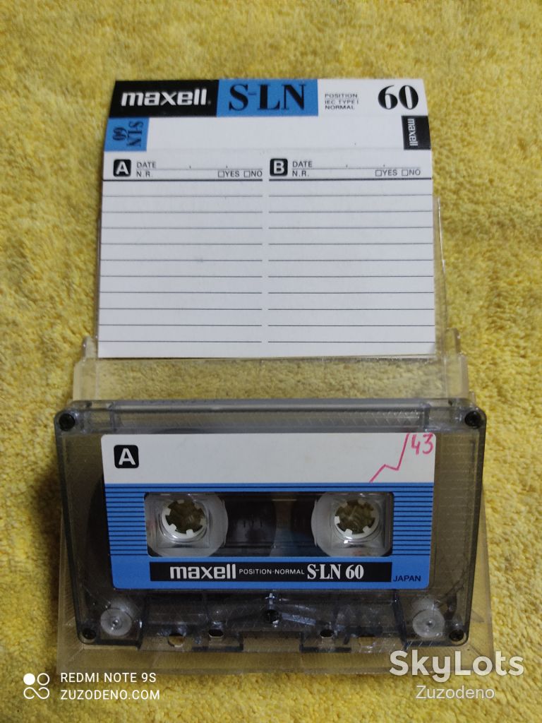 Б/У Аудио кассетa MAXELL S-LN 60 - фото фото фото 2