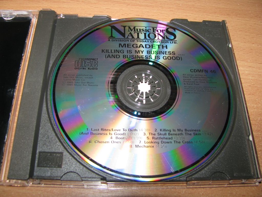 MEGADETH - Killing Is My Business    (1985 Music For Nations 1st press) - фото фото фото 2