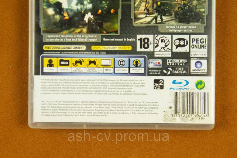 Диск Playstation 3 - Haze - фото фото фото 4