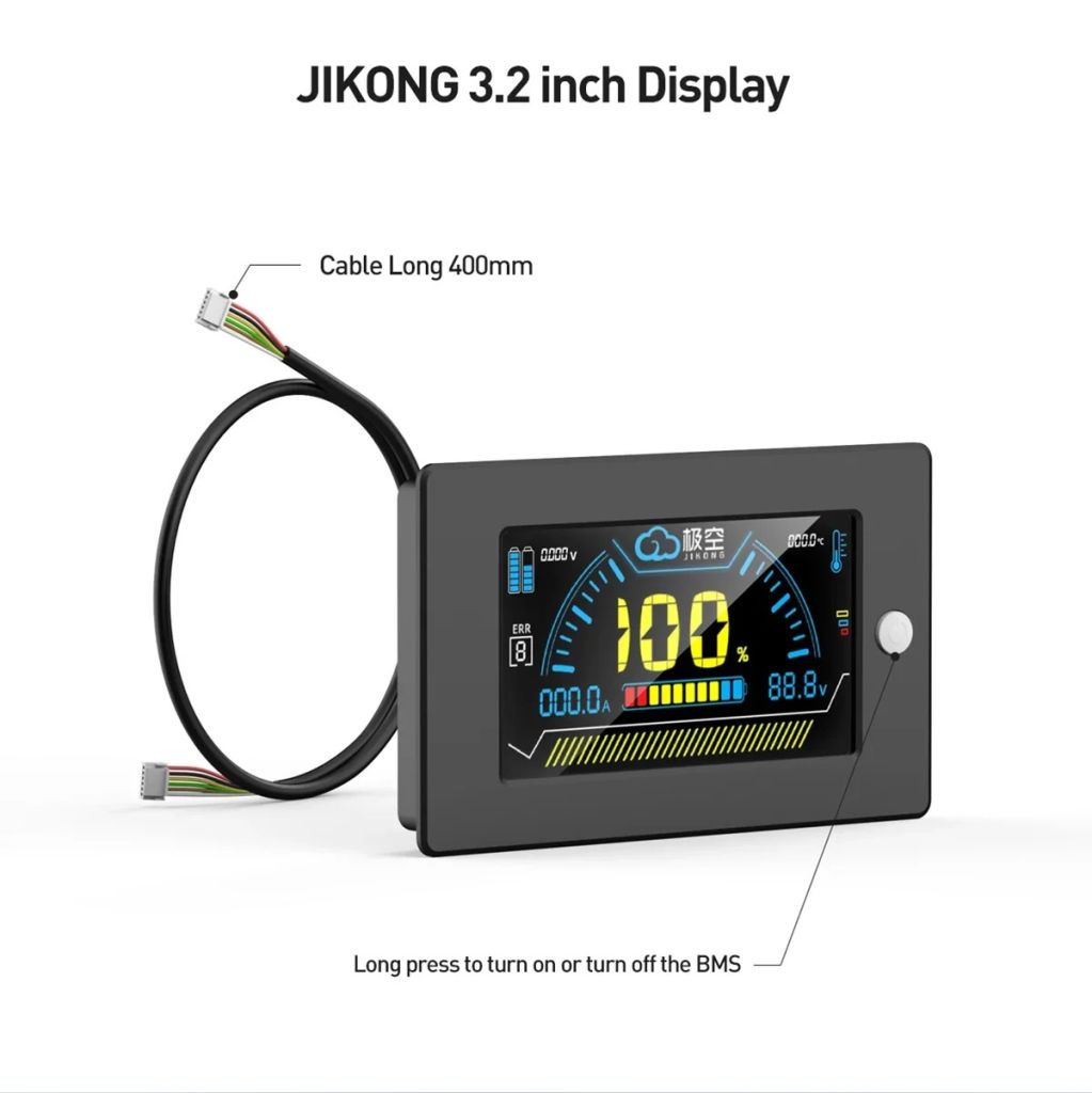 JK BMS Display Accessories RS485 Switch Інтелектуальний 3.2 LCD дисплей - фото фото фото 1