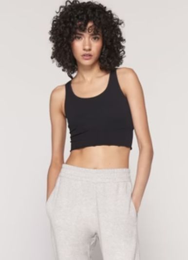 Эластичный топ кроп в рубчик от Primark. L - фото фото фото 0