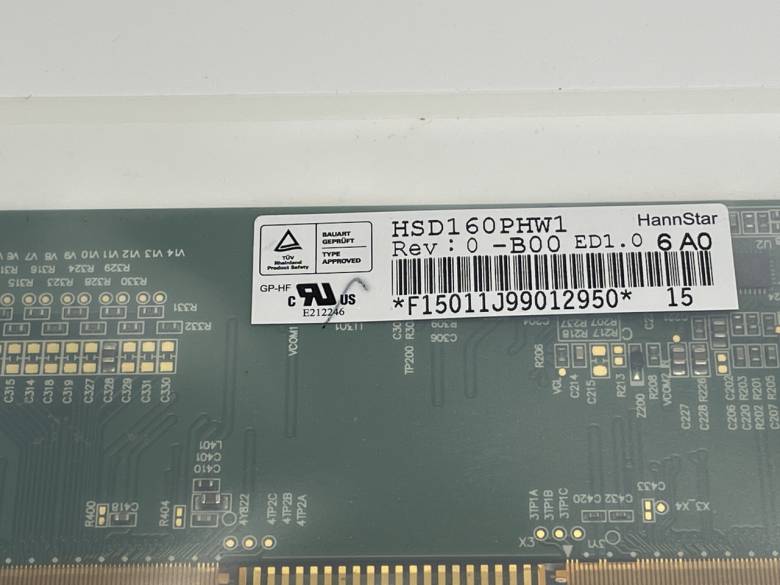 Матриця для ноутбука 16.0" / HSD160PHW1 Rev.0 / з дефектом / б/в / Original - фото фото фото 3