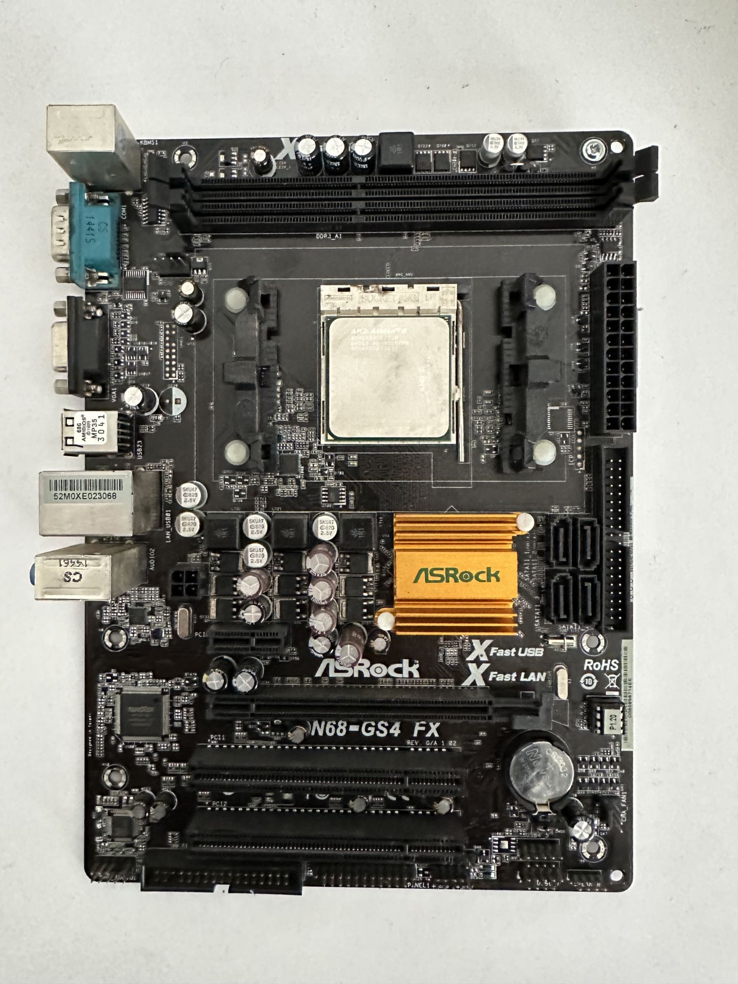 Материнская плата ASRock N68-GS4 FX   (sAM3/sAM3++ Процесор AMD Athlon 255 - фото фото фото 0