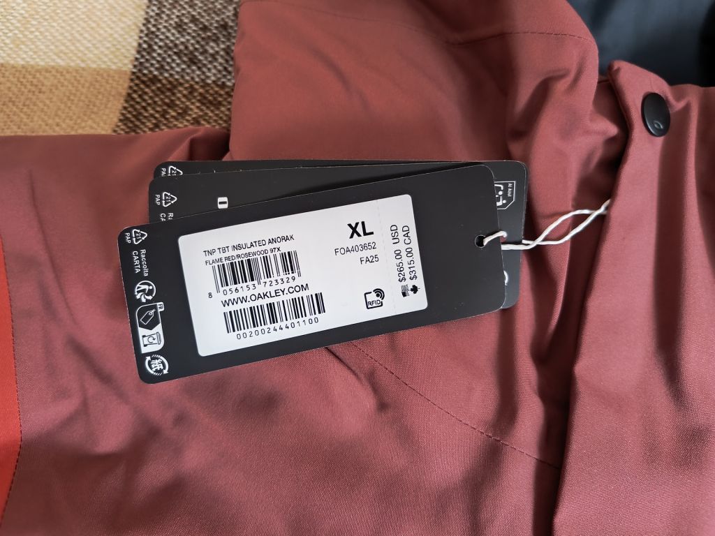 Куртка анорак Oakley Thermonuclear TBT Insulated Anorak - фото фото фото 9
