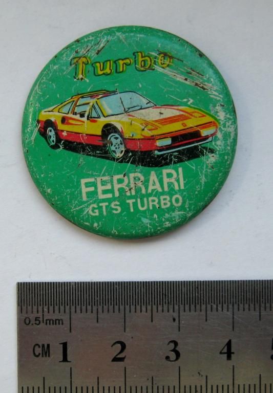 Turbo = FERRARI - GTS TURBO = автомобіль = значок - фото фото фото 2
