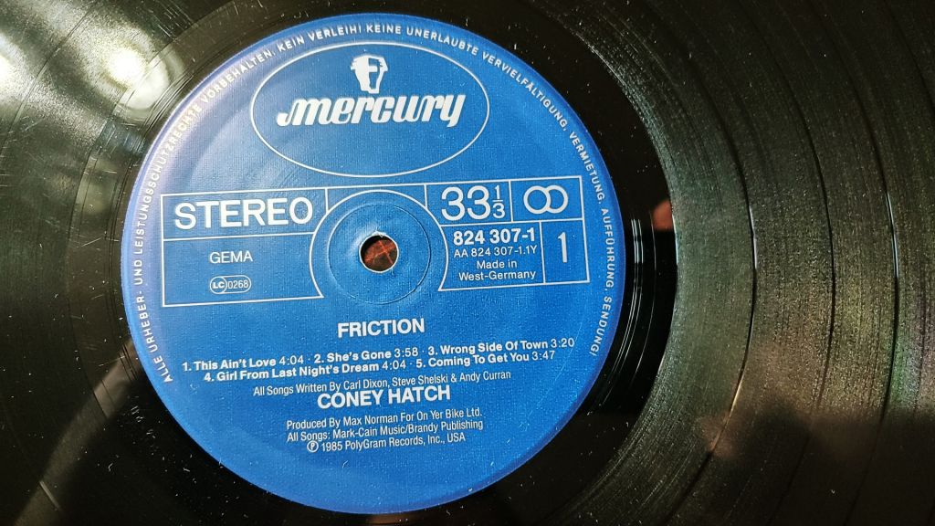 Coney Hatch - Friction  (LP, Album) - фото фото фото 2