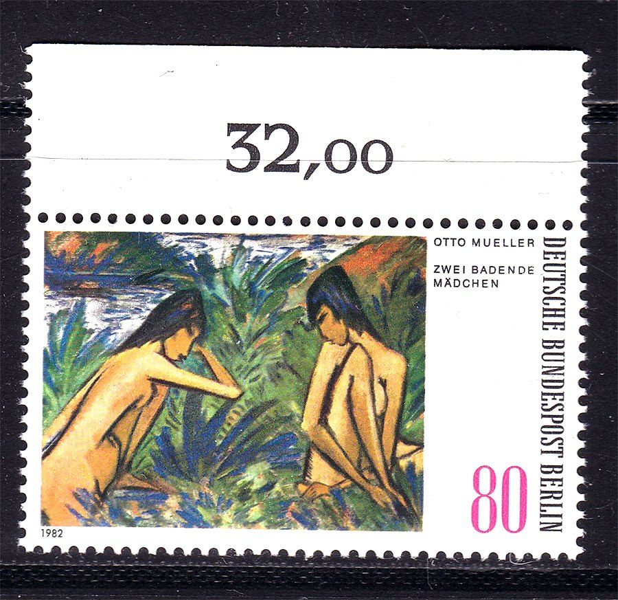 Германия - Берлин  1982 г MNH -  искусство - фото фото фото 0