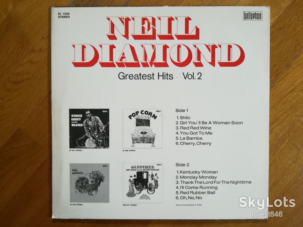 Neil Diamond-Greatest hits-Vol. 2  (глянс. конв.)-Ex.+, Німеччина  (&amp;46) - фото фото фото 1