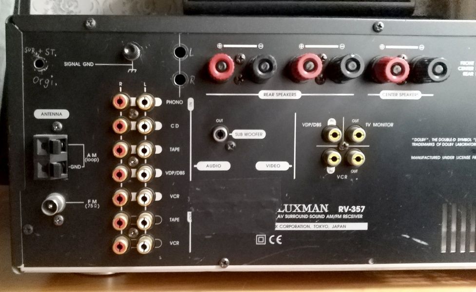 Ресивер / усилитель — LUXMAN RV-357  (рабочий) - фото фото фото 3