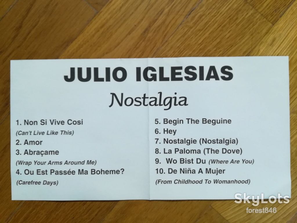 Julio Iglesias-Nostalgia-состояние: 5 - фото фото фото 4