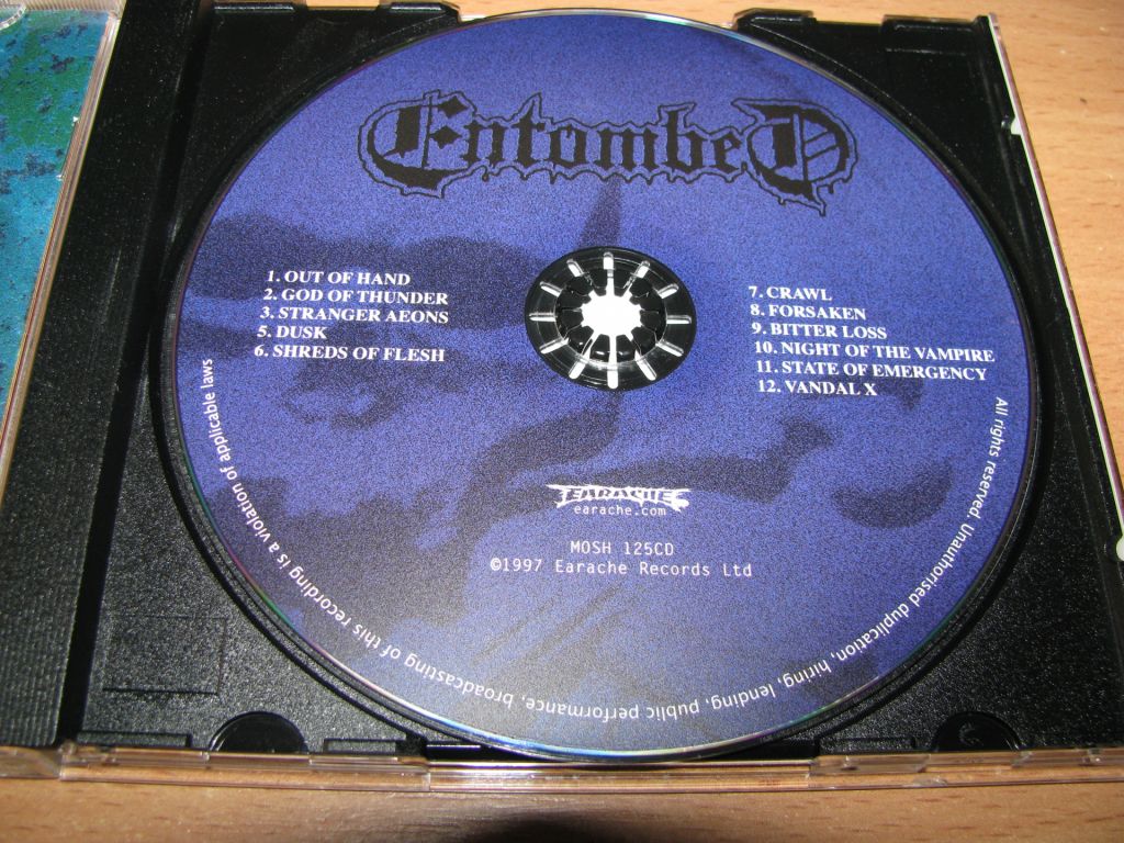 ENTOMBED - Entombed  (1997 Earache UK) - фото фото фото 2