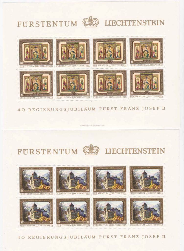 ZM Лихтенштейн 1978 г MNH  - 4 м/л - 2а скана - фото фото фото 0