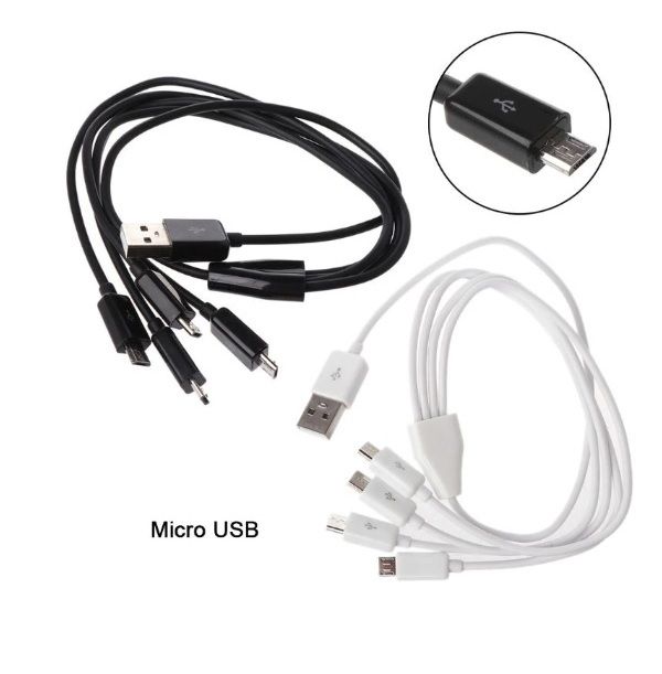 Шнур зарядки телефонов  usb 2.0 in 3 micro usb - фото фото фото 0