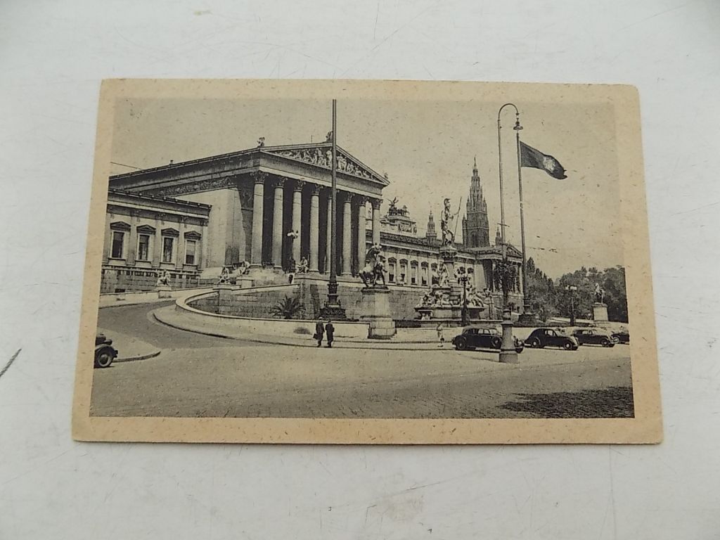 Открытка Вена Парламент времен нацизма свастика - фото фото фото 0