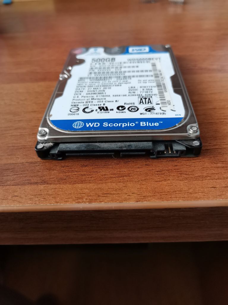 Жесткий диск SATA 2.5 Western Digital WD5000BEVT 500gb - фото фото фото 3