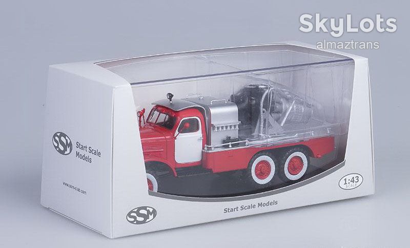 ЗИЛ-157   (АГВТ-100) красный  (1960) - SSM  (Start Scale Models) - фото фото фото 5