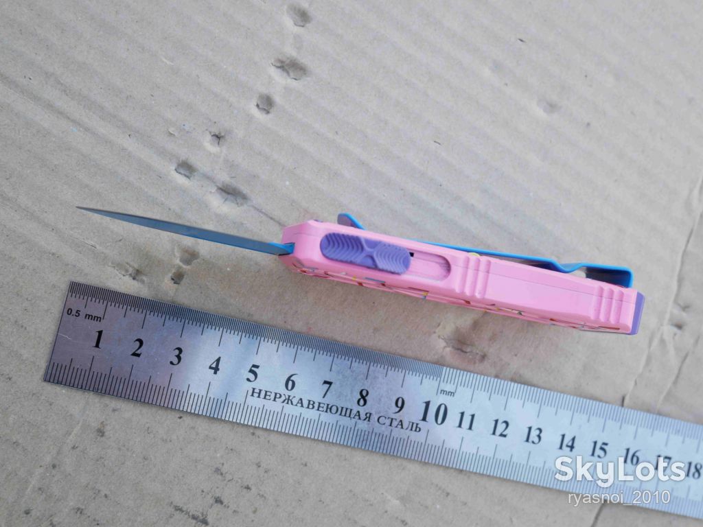 Microtech Exocet Dagger, Donut Pink, D2, Replica, Автомат, Tactical, EDC - фото фото фото 5