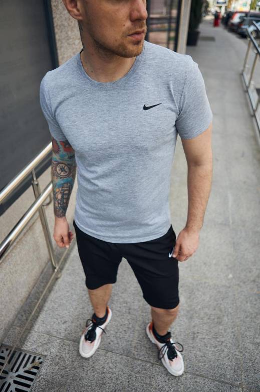 Футболка Nike серая - фото фото фото 2
