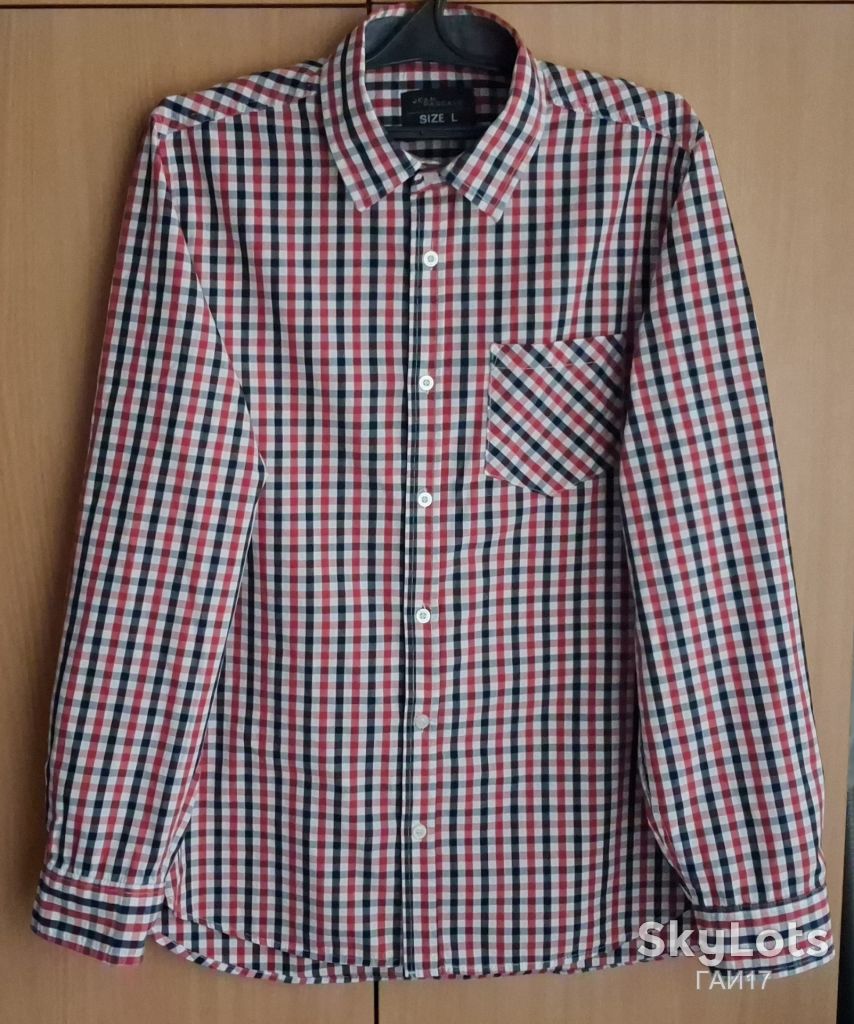 Рубашка от бренда «Jean Pascale»/Germany/L/Клетка/Cotton-100%. - фото фото фото 1