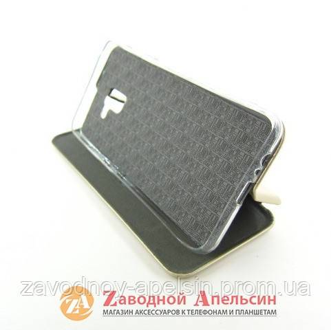Чехол книжка Samsung A8 Plus A730 Aspor Case gold - фото фото фото 2