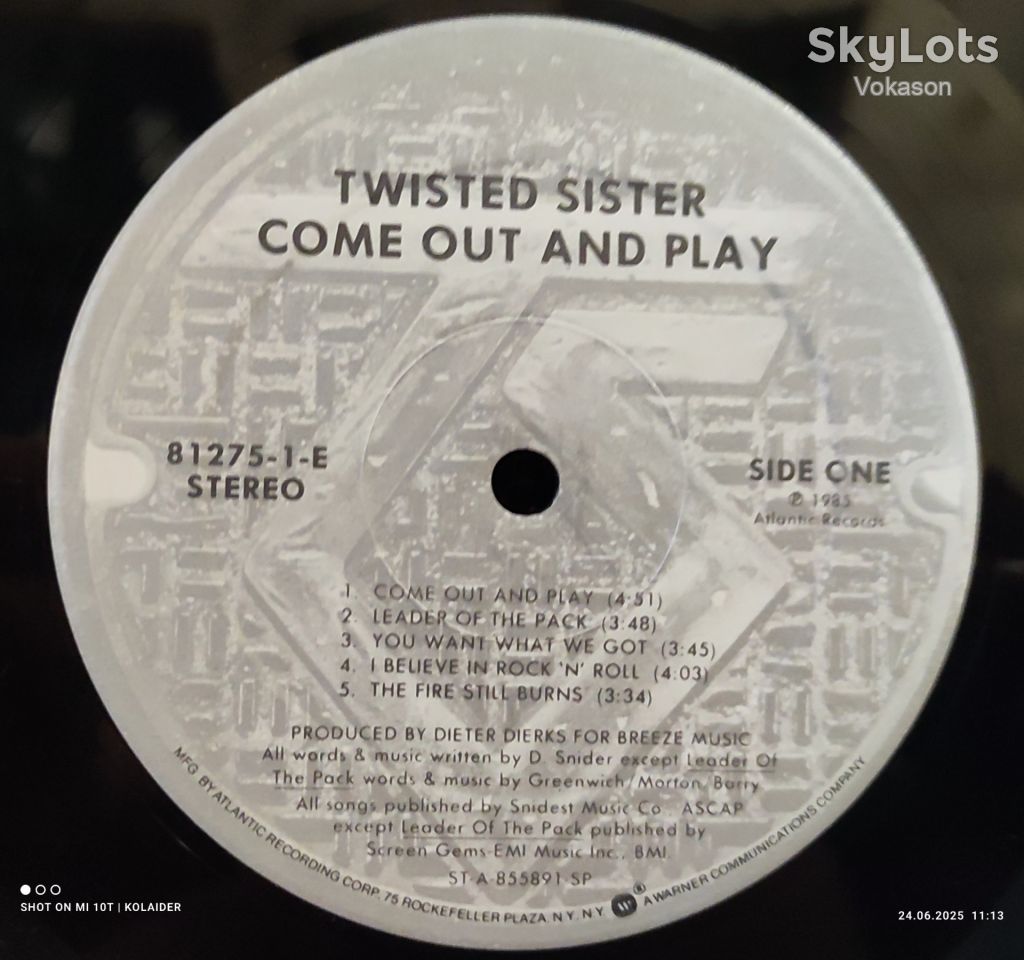 Twisted sister - Come out and play NM/EX - фото фото фото 3