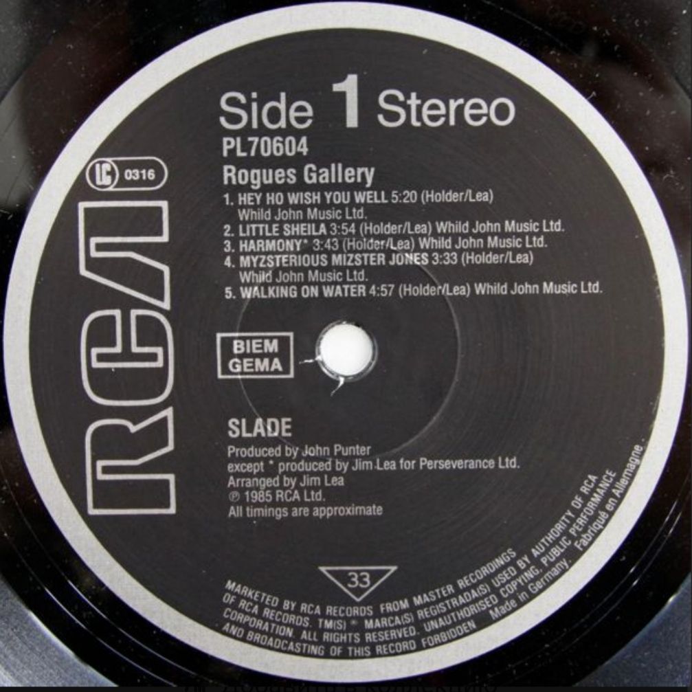 Slade - Regues Gallery - 1985.  (LP). 12. Vinyl. Пластинка. Germany - фото фото фото 2