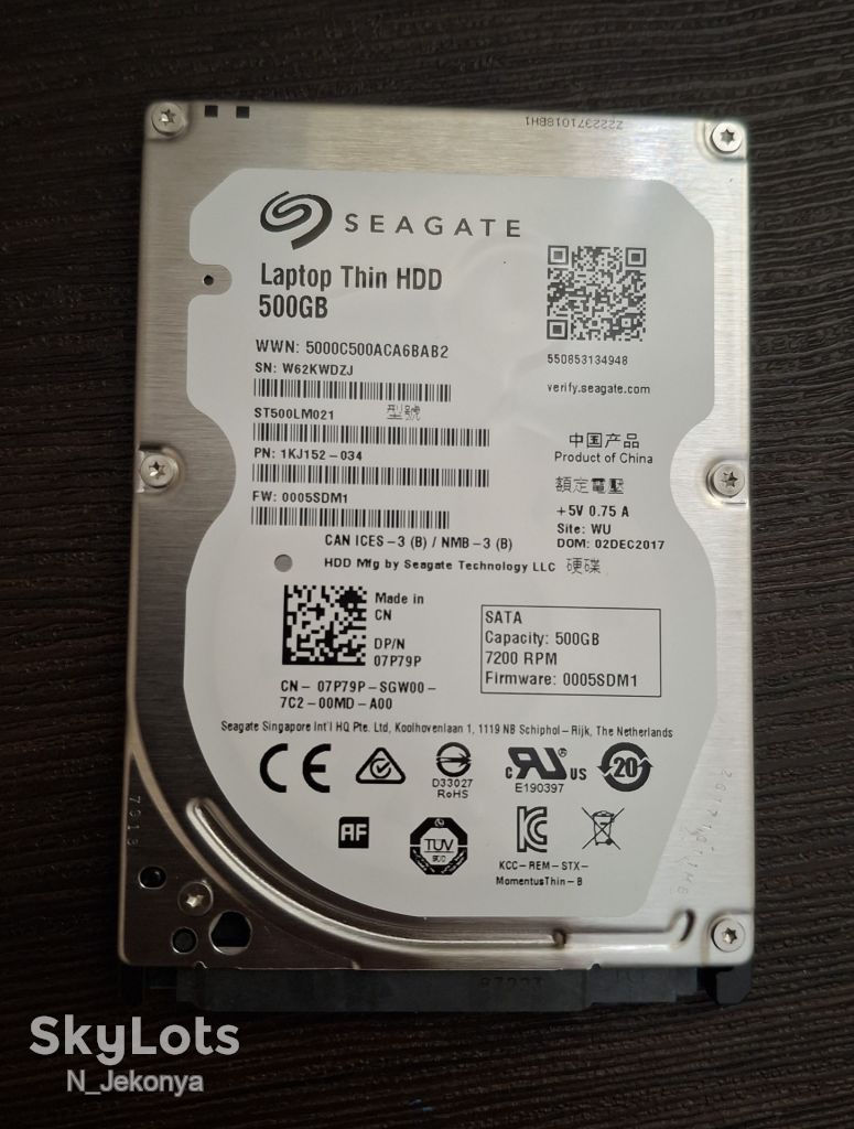 HDD 2.5" Seagate 500Gb        (ST500LM021) - фото фото фото 0