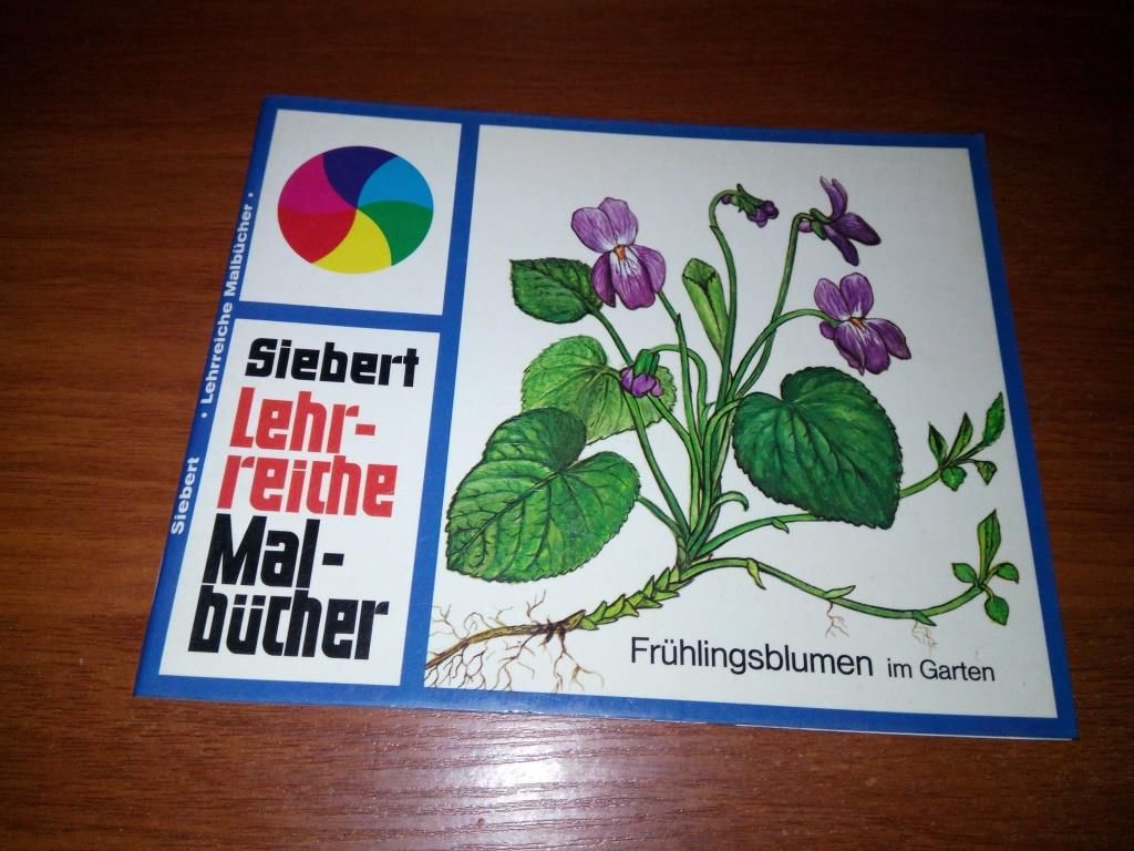 Frühlingsblumen im Garten  (Siebert Lehrreiche Malbücher) - фото фото фото 0