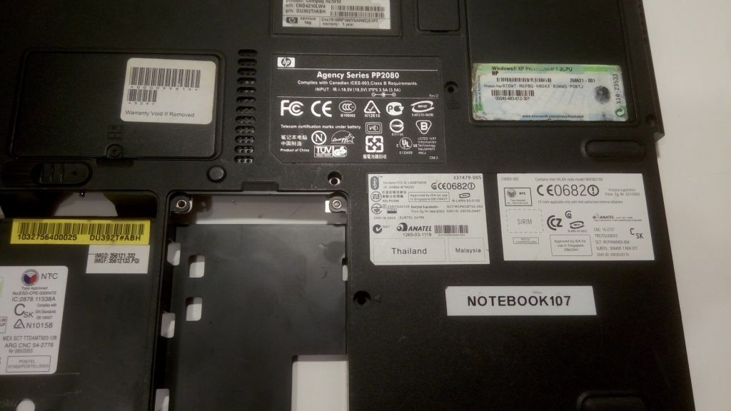 Корпус Поддон Ноутбука HP Compaq nx7000 pp2080 КОРЫТО - фото фото фото 2